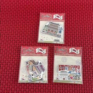 Korean Souvenir Magnet Set of 3